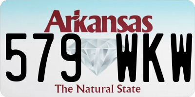 AR license plate 579WKW
