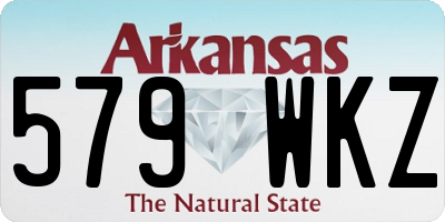 AR license plate 579WKZ