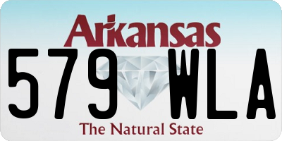 AR license plate 579WLA