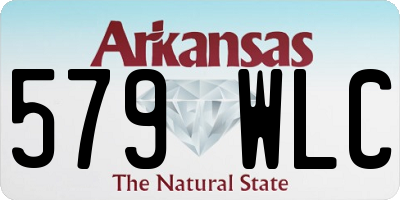AR license plate 579WLC