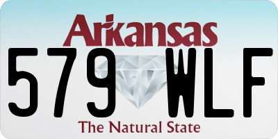 AR license plate 579WLF
