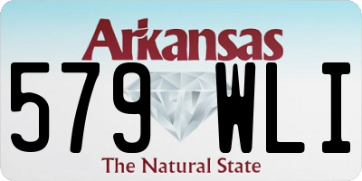 AR license plate 579WLI