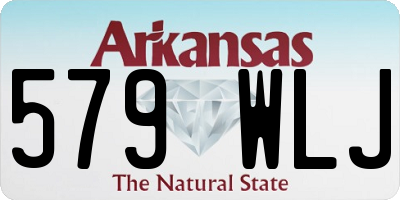 AR license plate 579WLJ