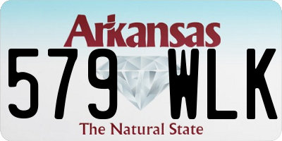 AR license plate 579WLK