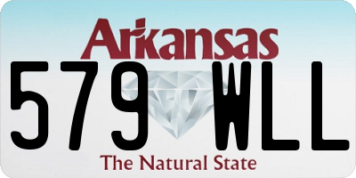 AR license plate 579WLL