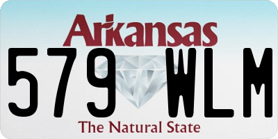 AR license plate 579WLM