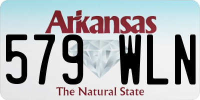 AR license plate 579WLN