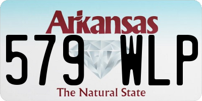 AR license plate 579WLP