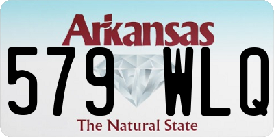AR license plate 579WLQ