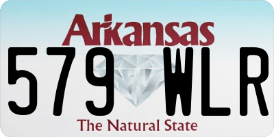 AR license plate 579WLR