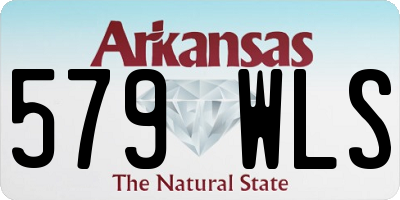 AR license plate 579WLS