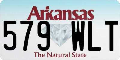 AR license plate 579WLT