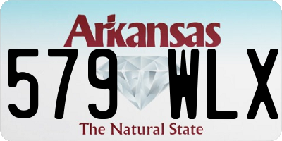 AR license plate 579WLX
