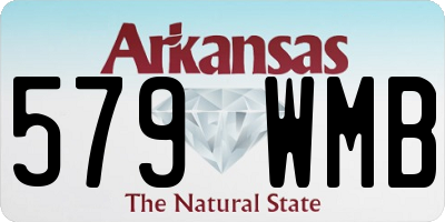 AR license plate 579WMB