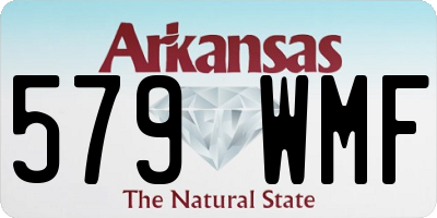 AR license plate 579WMF