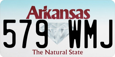 AR license plate 579WMJ