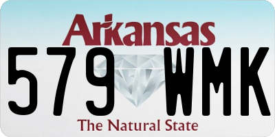 AR license plate 579WMK