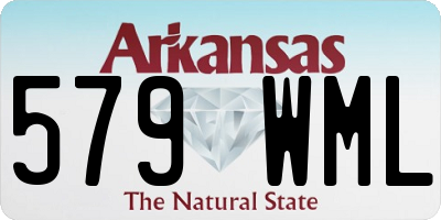 AR license plate 579WML