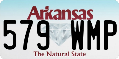 AR license plate 579WMP