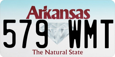 AR license plate 579WMT