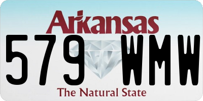 AR license plate 579WMW