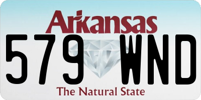 AR license plate 579WND