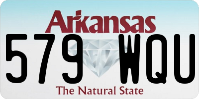 AR license plate 579WQU