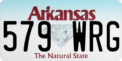 AR license plate 579WRG