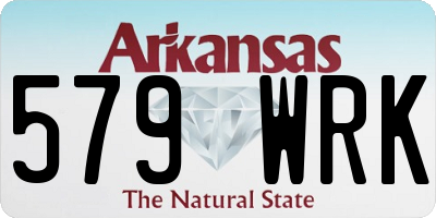 AR license plate 579WRK