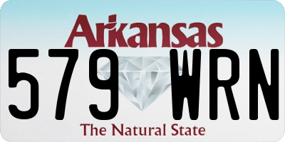 AR license plate 579WRN