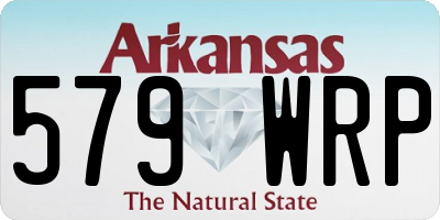 AR license plate 579WRP