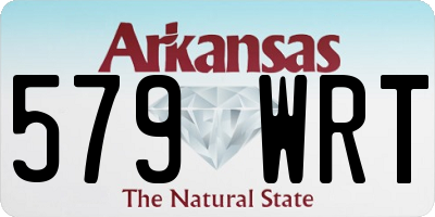 AR license plate 579WRT