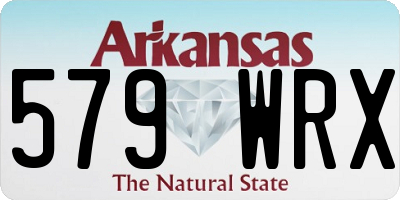 AR license plate 579WRX