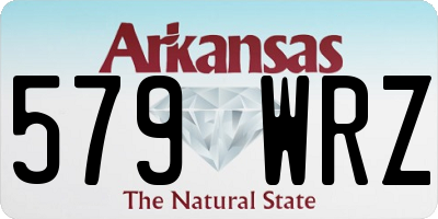 AR license plate 579WRZ
