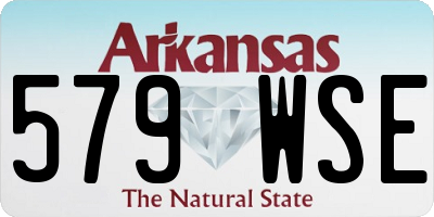 AR license plate 579WSE