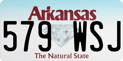 AR license plate 579WSJ