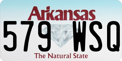 AR license plate 579WSQ