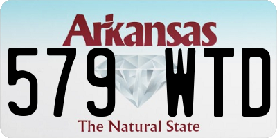 AR license plate 579WTD