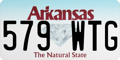 AR license plate 579WTG