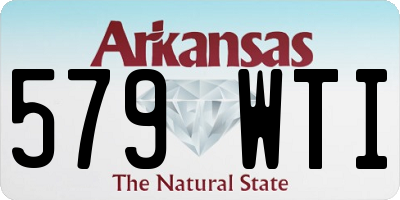 AR license plate 579WTI