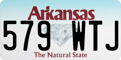 AR license plate 579WTJ