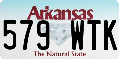 AR license plate 579WTK
