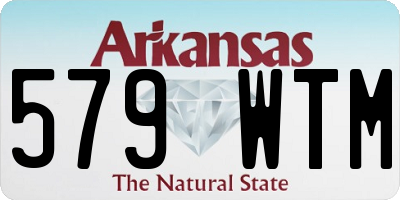 AR license plate 579WTM