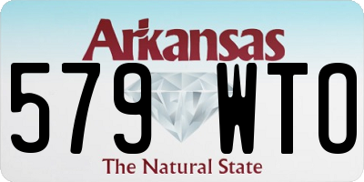 AR license plate 579WTO