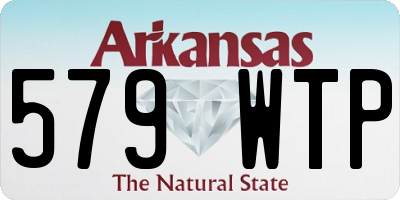 AR license plate 579WTP