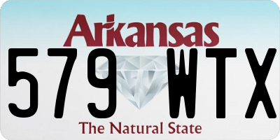AR license plate 579WTX