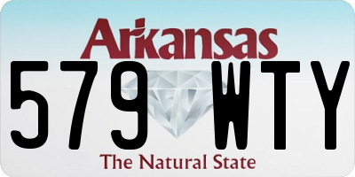 AR license plate 579WTY
