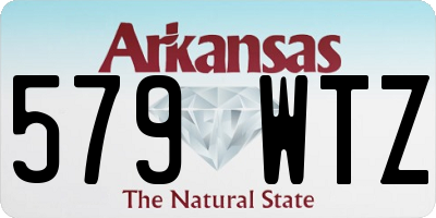 AR license plate 579WTZ