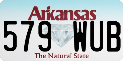 AR license plate 579WUB