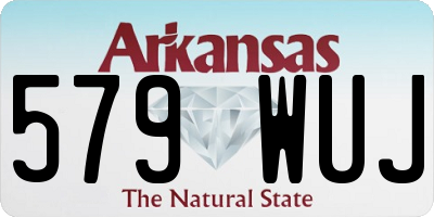 AR license plate 579WUJ